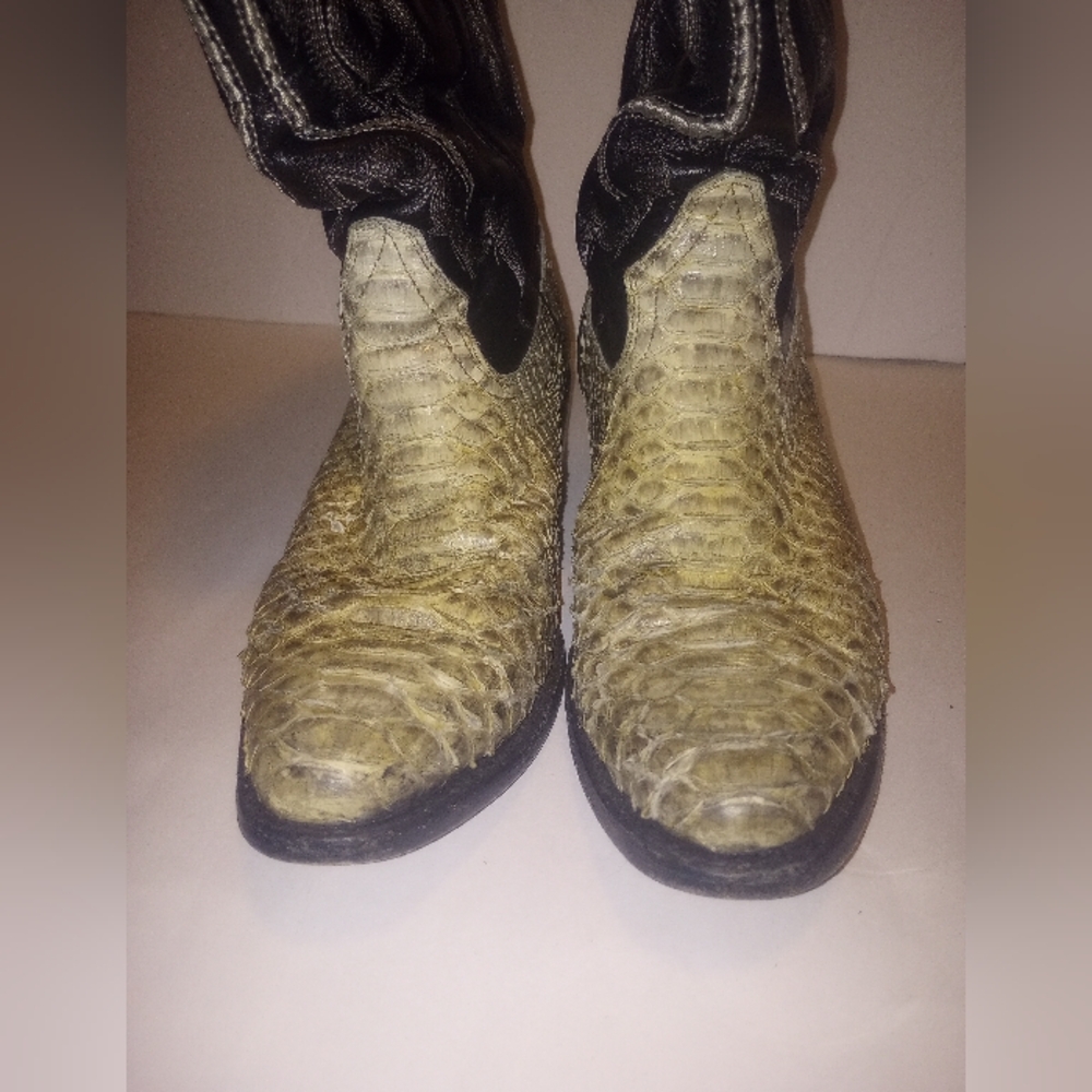 Boots J.B. Dillon Reserve Python Snake Western Me… - image 4